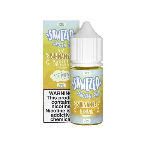 SKWEZED SALT – BANANA ICE (FORMERLY “FROZEN BUHNANZA”)