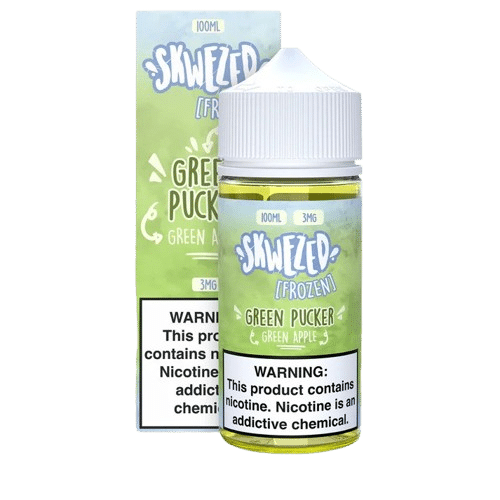SKWEZED 100ML – GREEN APPLE ICE (FORMERLY “FROZEN GREEN PUCKER”)