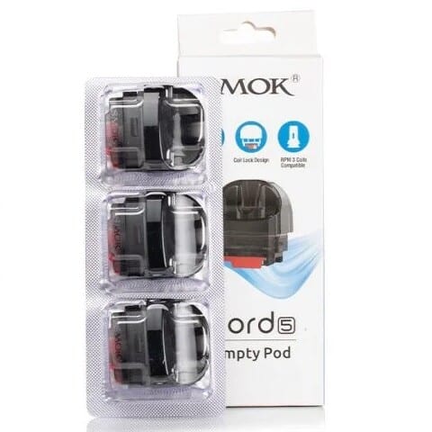 SMOK NORD 5 REPLACEMENT PODS (PACK OF 3)