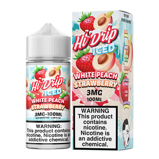 HI-DRIP 100ML – WHITE PEACH STRAWBERRY ICED