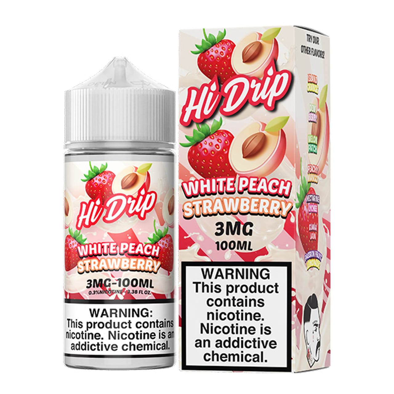 HI-DRIP 100ML – WHITE PEACH STRAWBERRY