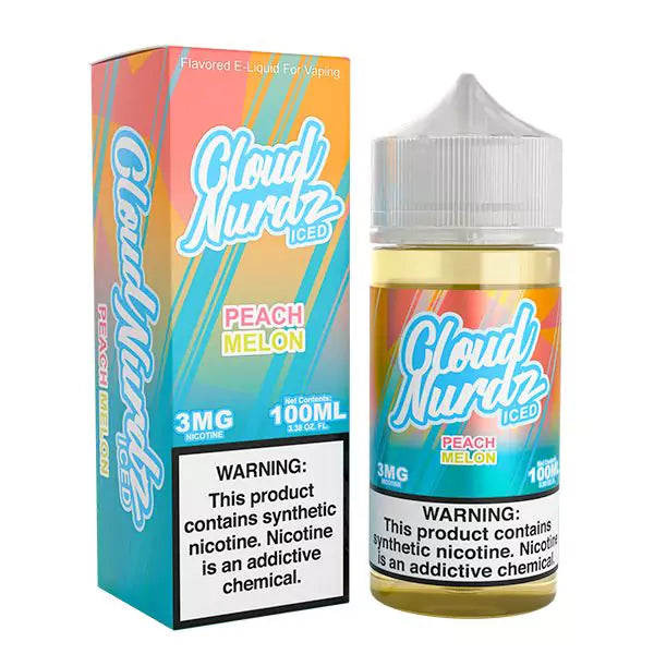 CLOUD NURDZ 100ML – PEACH MELON ICED