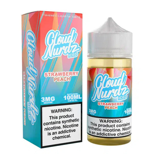 CLOUD NURDZ 100ML – STRAWBERRY PEACH ICED