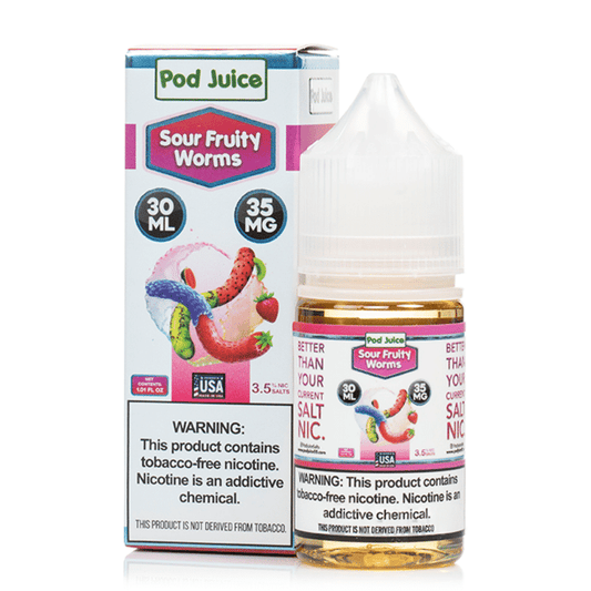 POD JUICE 30ML SALT – SOUR FRUITY WORMS