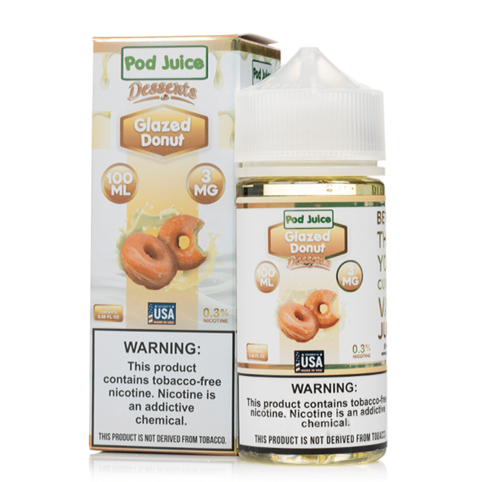 POD JUICE 100ML – GLAZED DONUT