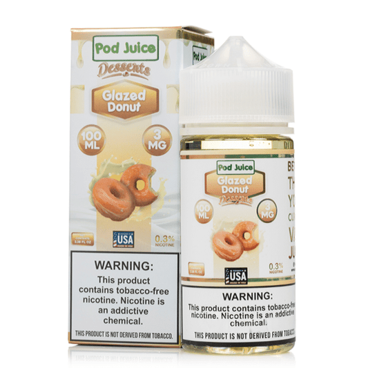 POD JUICE 100ML – GLAZED DONUT