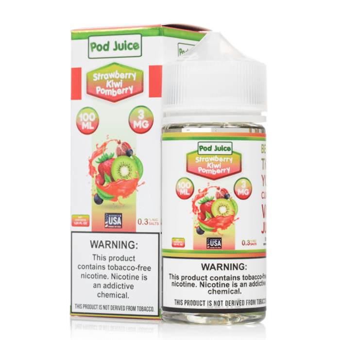 POD JUICE 100ML – STRAWBERRY KIWI POMBERRY