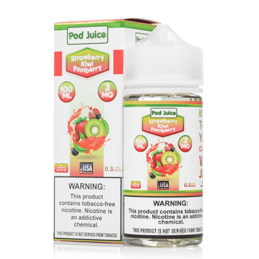 POD JUICE 100ML – STRAWBERRY KIWI POMBERRY